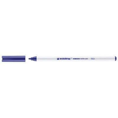Markers to paint on cotton or jute Edding 4600 fine tip blue