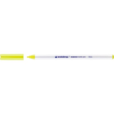 Markers to paint on cotton or jute Edding 4500 fine tip neon yellow