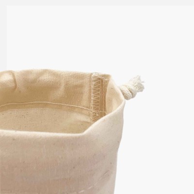 Petit sac en coton avec fermeture naturelle