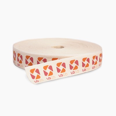 Ribbon printed with your logo, design or text 3,5 CM X 40 MTS