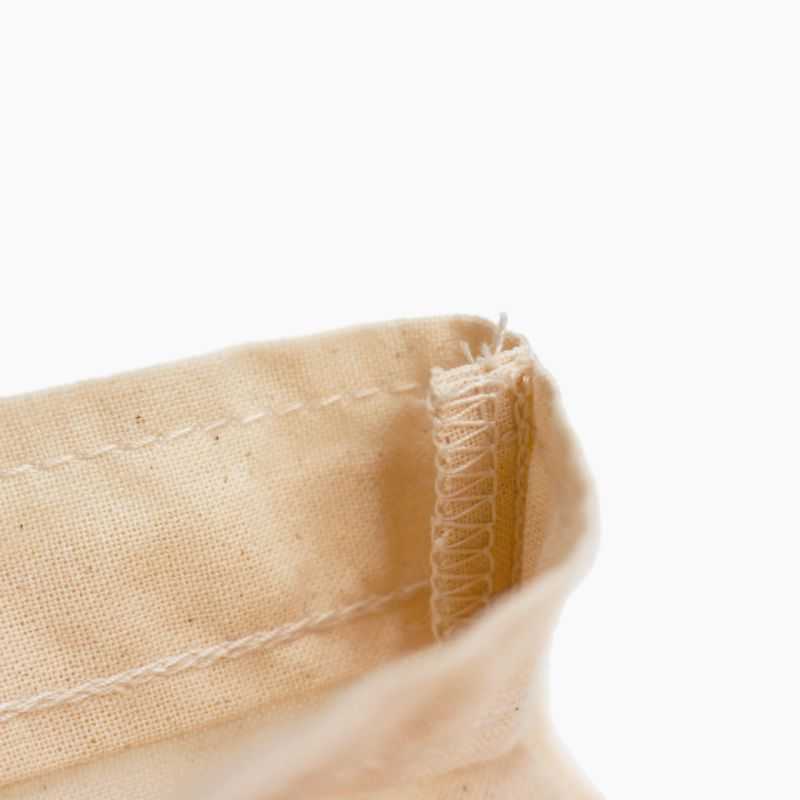 Bolsas de tela de algodón personalizada con asa larga