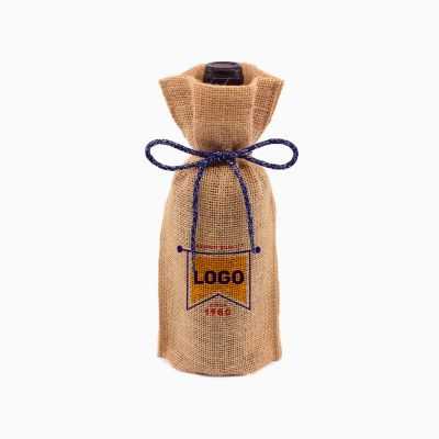 Jute bag with fantasy laces