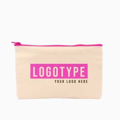 Cotton toiletry bag without base
