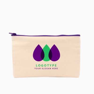 Cotton toiletry bag without base