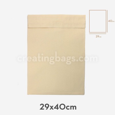Envelope de algodão personalizado 29x40 cm