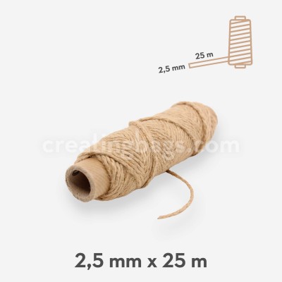 Coil natural rope
