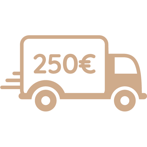 Free transportation expenses in the peninsula from € 250 purchase 